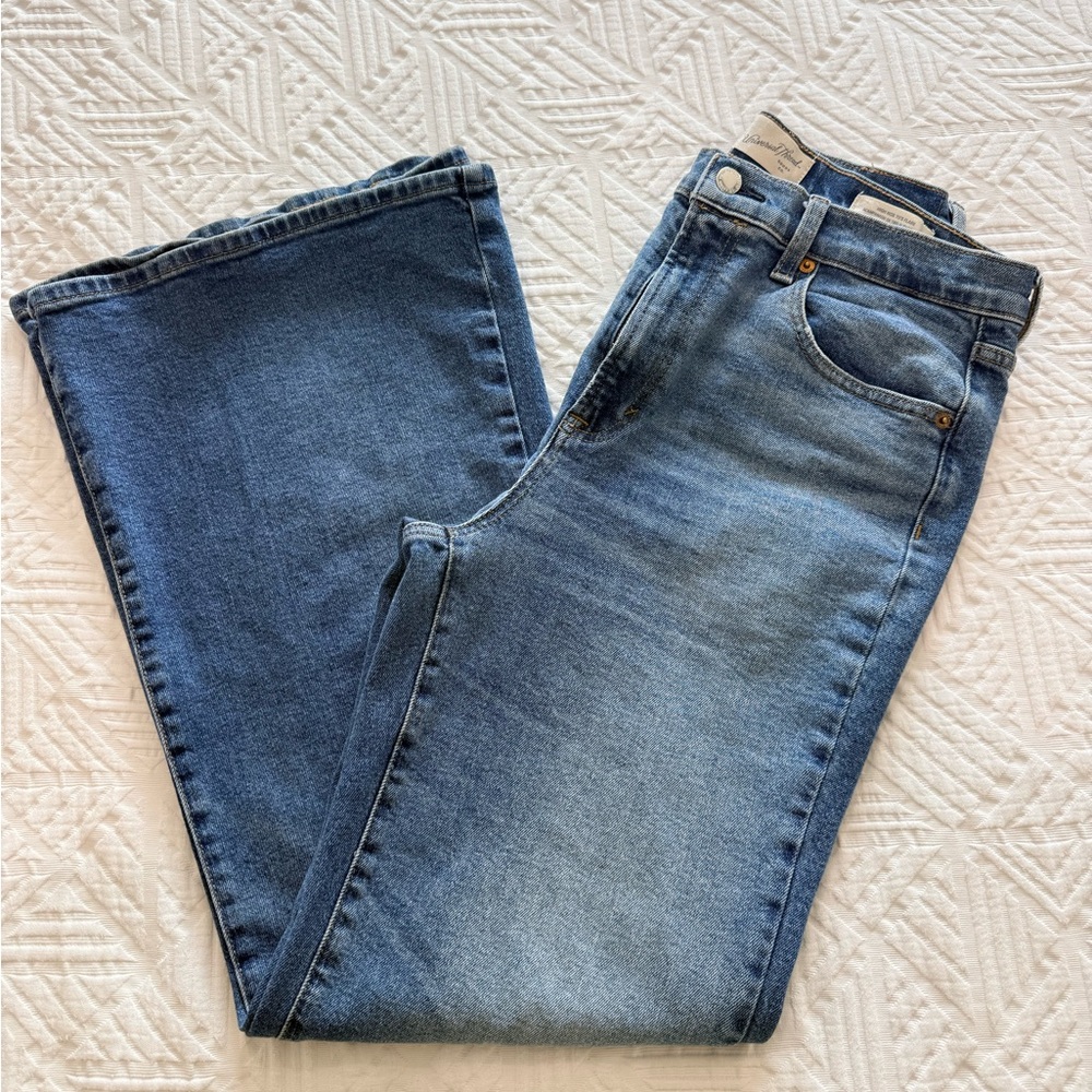Target Universal Thread Classic Blue Women's High Rise 70s Flare Denim Jeans